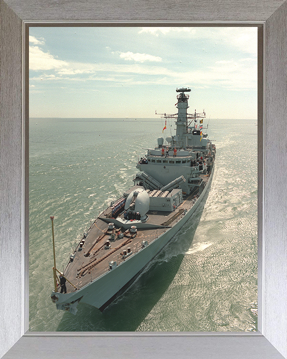 HMS Westminster (F237) Photo Print - Homecoming 2001 - Royal Navy Type 23 Frigate