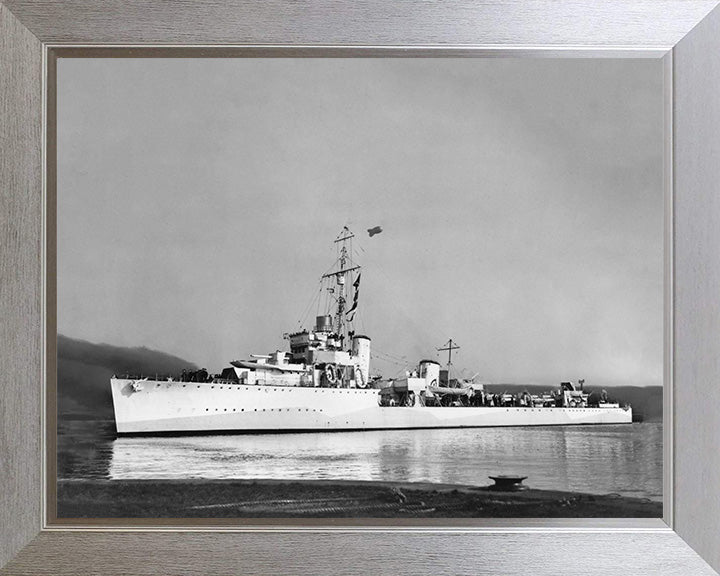 HMS Keppel D84 Royal Navy Thornycroft type flotilla leader Photo Print or Framed Print - Hampshire Prints