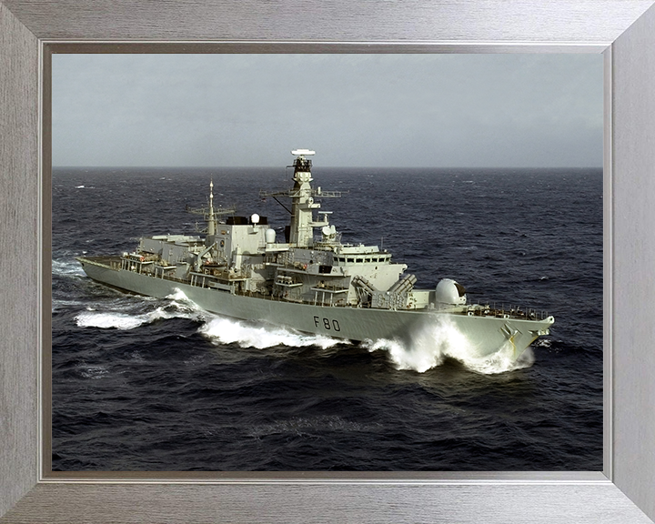 HMS Grafton F80 Royal Navy Type 23 Frigate Photo Print or Framed Print - Hampshire Prints