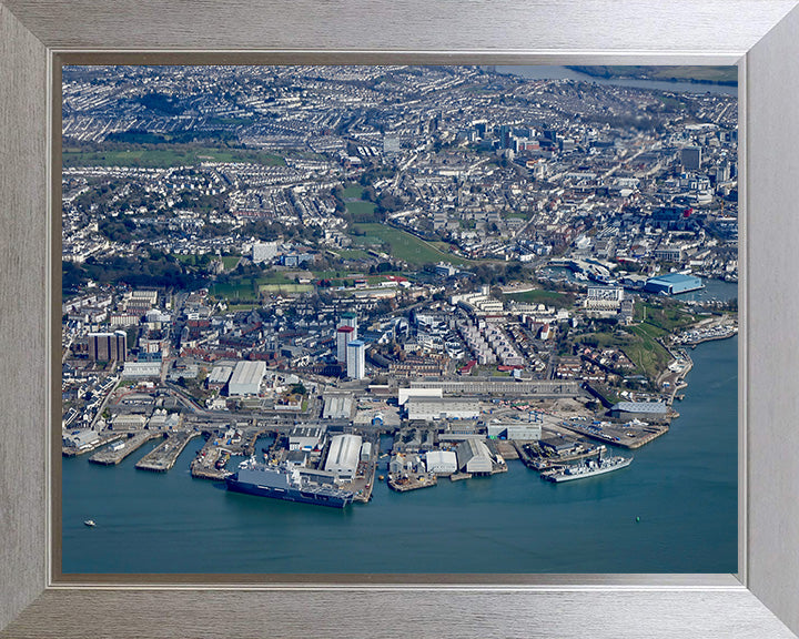 HMNB Plymouth (Devonport) Aerial Photo Print or Framed Photo Print - Hampshire Prints