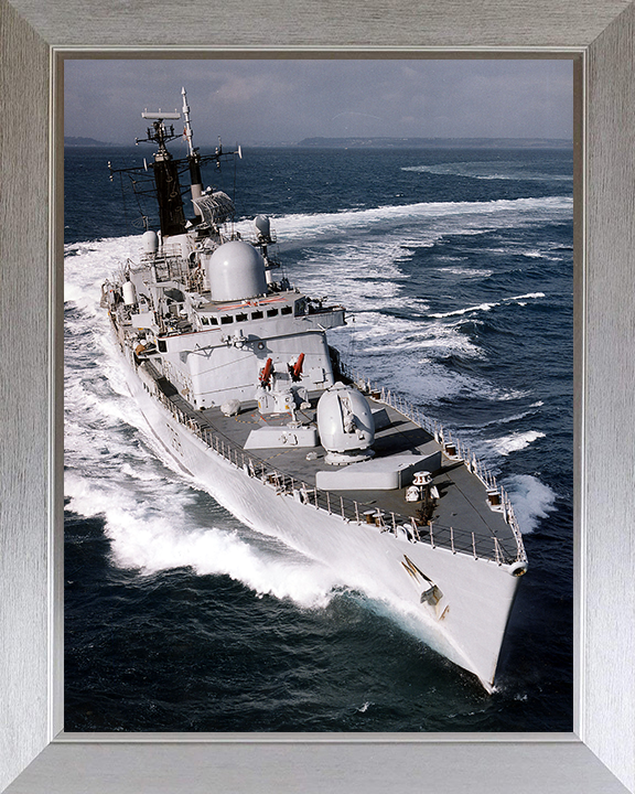 HMS York (D98) Photo Print - Bow View 2004 - Royal Navy Type 42 Destroyer