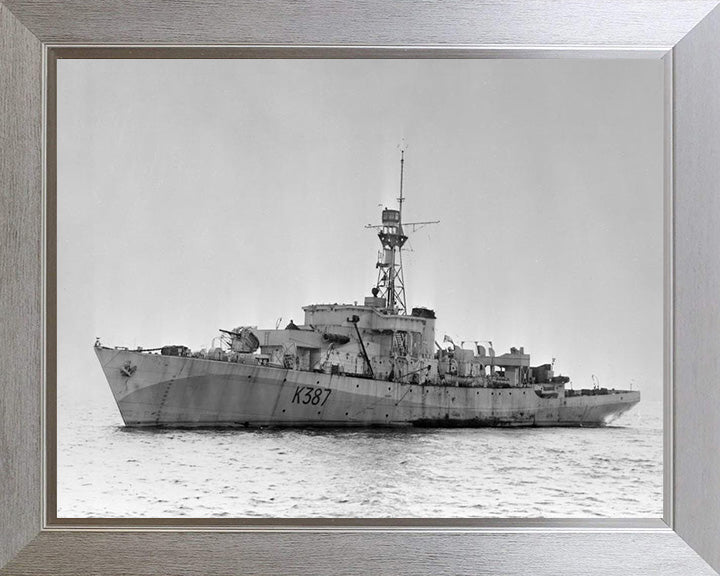 HMS Berkeley Castle K387 Royal Navy Castle class corvette Photo Print or Framed Print - Hampshire Prints