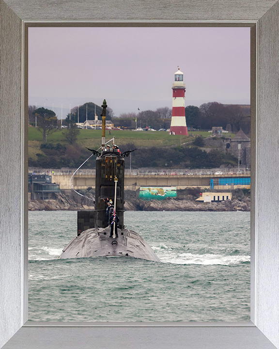 HMS Triumph (S93) Photo Print - Devonport 2024 - Royal Navy Trafalgar Class Submarine