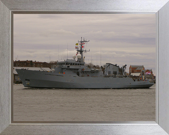 HMS Roebuck H130 Royal Navy coastal survey vessel Photo Print or Framed Print - Hampshire Prints