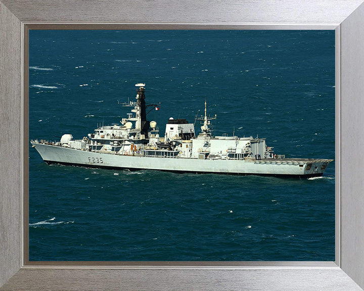 HMS Monmouth F235 Royal Navy type 23 Frigate Photo Print or Framed Print - Hampshire Prints