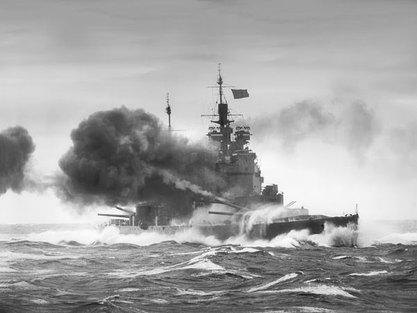 HMS Duke of York 17 King George V Class Battleship December 1943