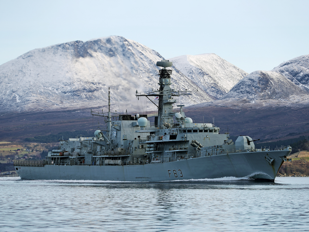 HMS St Albans (F83) - Norwegian Fjords - Royal Navy Type 23 Frigate Photo Print Wall Art Naval Decor Posters, Prints, & Visual Artwork Hampshire Prints 6 x 4 No Frame No