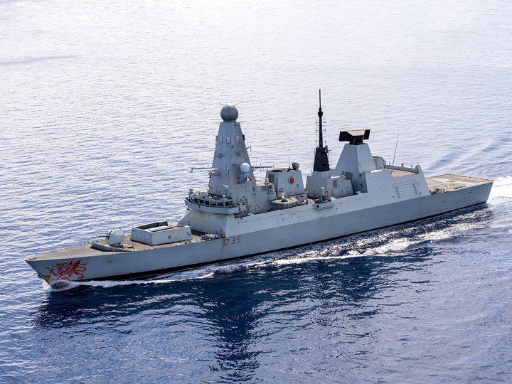 HMS Dragon (D35) Royal Navy Type 45 Destroyer off Cyprus 2026 Photo Print Wall Art Poster Posters, Prints, & Visual Artwork Hampshire Prints 6 x 4 No Frame No