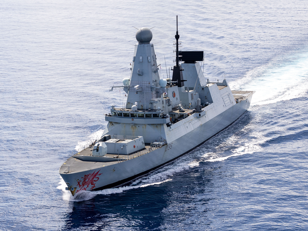 HMS Dragon (D35) Royal Navy Type 45 Destroyer at sea March 2026 Photo Print Wall Art Poster Posters, Prints, & Visual Artwork Hampshire Prints 6 x 4 No Frame No