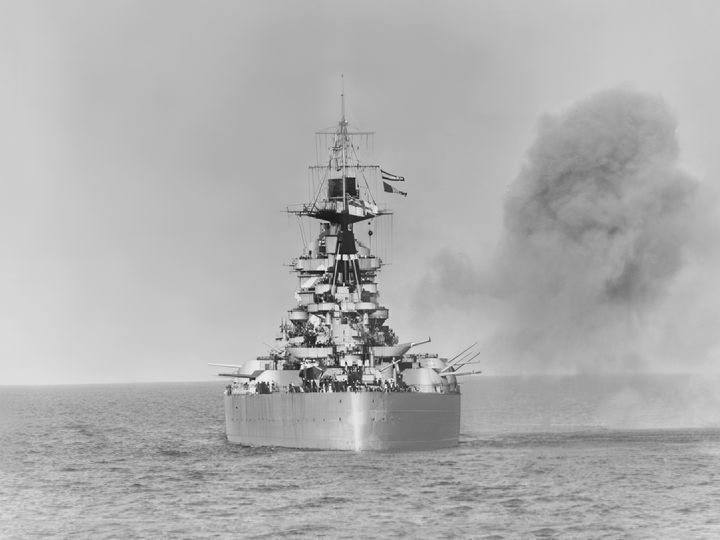 HMS Rodney (29) Royal Navy Nelson Class Battleship Normandy 1944 Photo Print Wall Art Poster Posters, Prints, & Visual Artwork Hampshire Prints 6 x 4 No Frame No