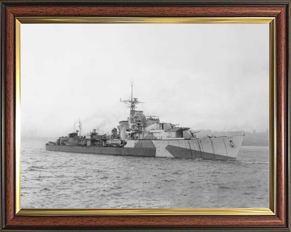 HMS Zambesi R66 Z Class Destroyer July 1944 Photo Print - Posters, Prints, & Visual Artwork - by Hampshire Prints (image 9 of 9)