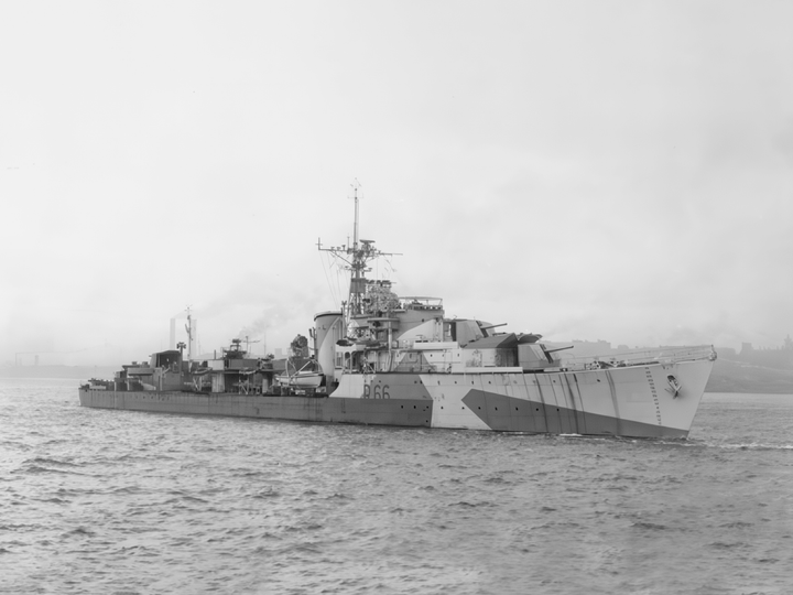HMS Zambesi R66 Z Class Destroyer July 1944 Photo Print - Posters, Prints, & Visual Artwork - by Hampshire Prints (image 1 of 9)