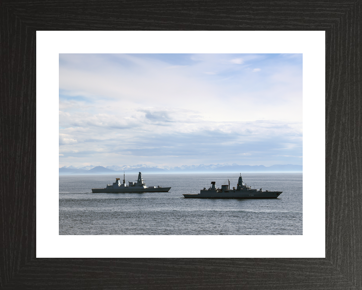 HMS Duncan D37 Type 45 Destroyer FGS Sachsen 2026 Photo Print - Posters, Prints, & Visual Artwork - by Hampshire Prints (image 2 of 9)
