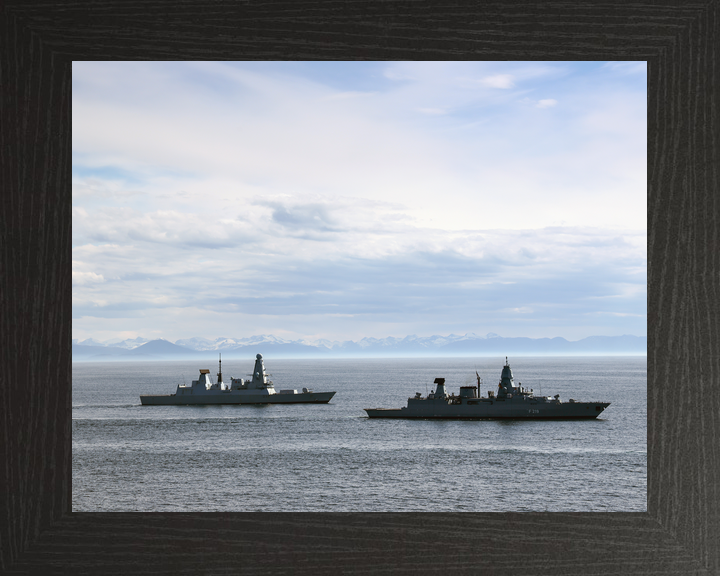 HMS Duncan D37 Type 45 Destroyer FGS Sachsen 2026 Photo Print - Posters, Prints, & Visual Artwork - by Hampshire Prints (image 3 of 9)