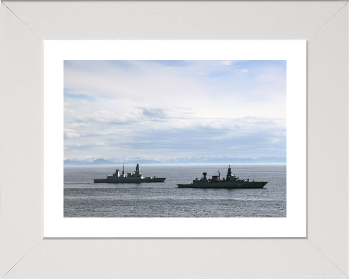 HMS Duncan D37 Type 45 Destroyer FGS Sachsen 2026 Photo Print - Posters, Prints, & Visual Artwork - by Hampshire Prints (image 4 of 9)