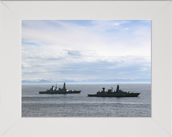 HMS Duncan D37 Type 45 Destroyer FGS Sachsen 2026 Photo Print - Posters, Prints, & Visual Artwork - by Hampshire Prints (image 5 of 9)