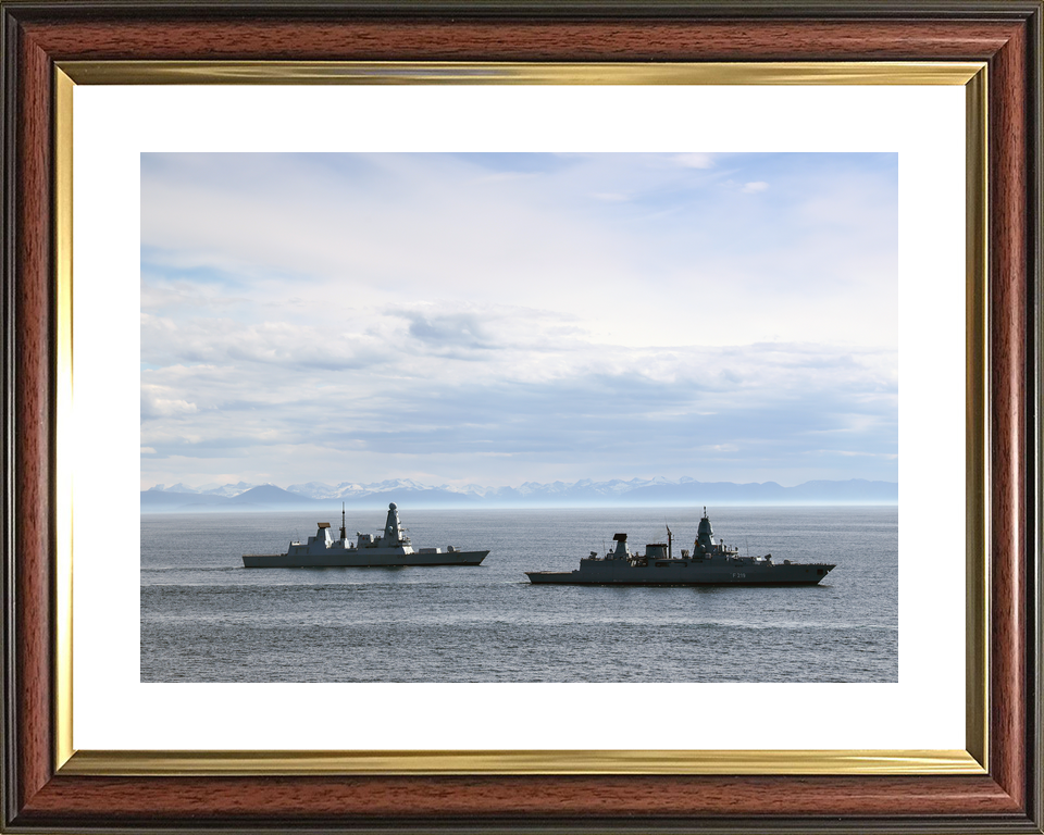 HMS Duncan D37 Type 45 Destroyer FGS Sachsen 2026 Photo Print - Posters, Prints, & Visual Artwork - by Hampshire Prints (image 8 of 9)