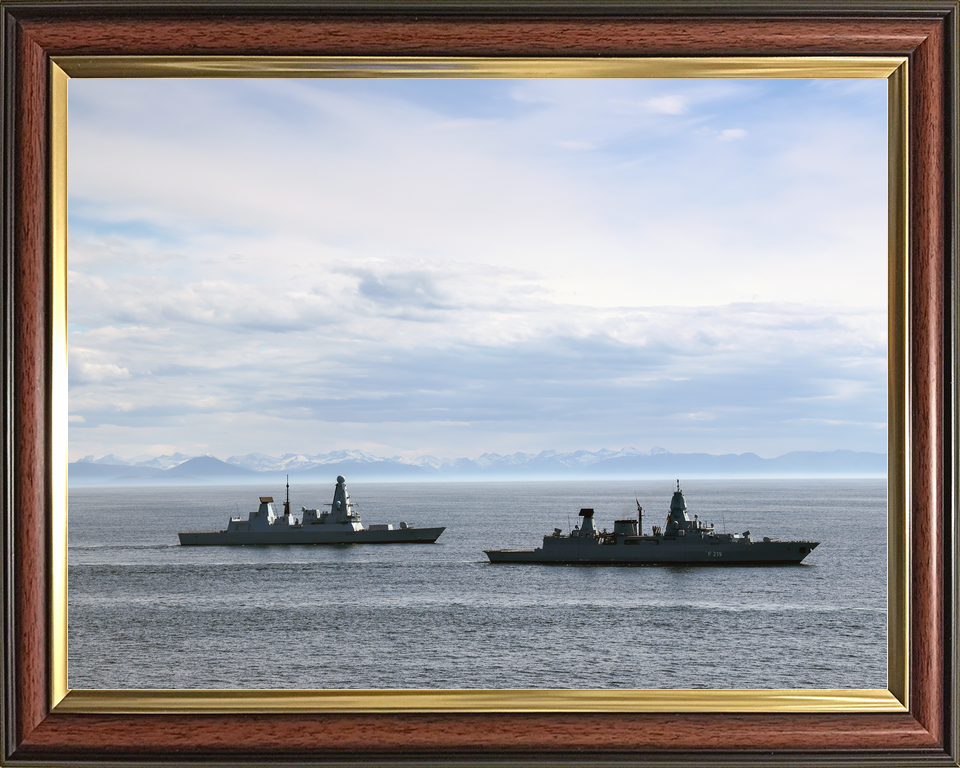 HMS Duncan D37 Type 45 Destroyer FGS Sachsen 2026 Photo Print - Posters, Prints, & Visual Artwork - by Hampshire Prints (image 9 of 9)