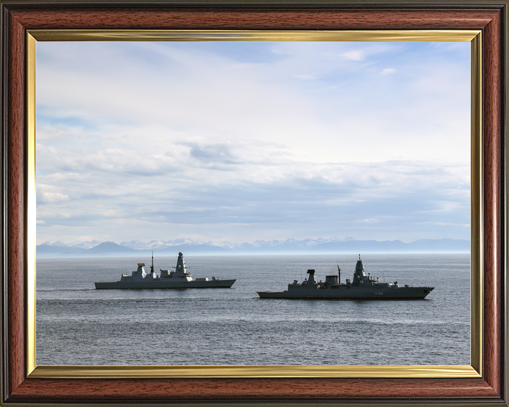HMS Duncan D37 Type 45 Destroyer FGS Sachsen 2026 Photo Print - Posters, Prints, & Visual Artwork - by Hampshire Prints (image 9 of 9)