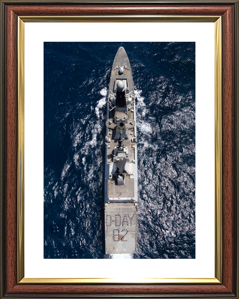 HMS Dragon D35 Type 45 Destroyer May 2026 Top Down Photo Print - Posters, Prints, & Visual Artwork - by Hampshire Prints (image 8 of 9)