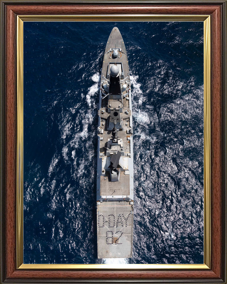 HMS Dragon D35 Type 45 Destroyer May 2026 Top Down Photo Print - Posters, Prints, & Visual Artwork - by Hampshire Prints (image 9 of 9)