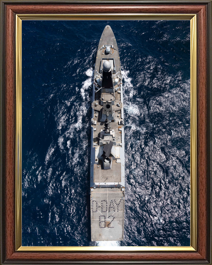 HMS Dragon D35 Type 45 Destroyer May 2026 Top Down Photo Print - Posters, Prints, & Visual Artwork - by Hampshire Prints (image 9 of 9)