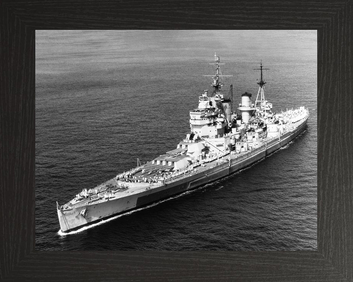 HMS King George V (41) King George V Class Battleship 1945