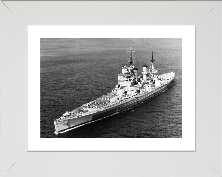 HMS King George V (41) King George V Class Battleship 1945