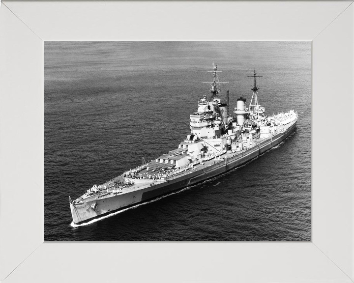 HMS King George V (41) King George V Class Battleship 1945