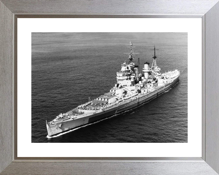 HMS King George V (41) King George V Class Battleship 1945