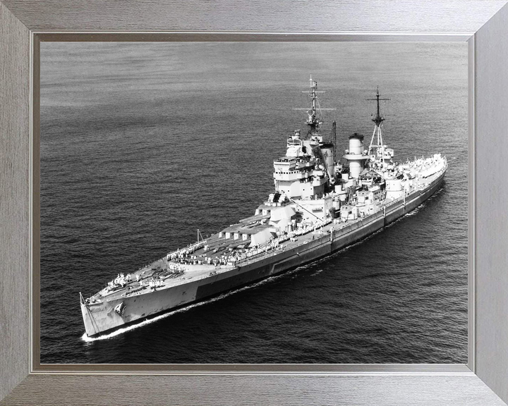 HMS King George V (41) King George V Class Battleship 1945