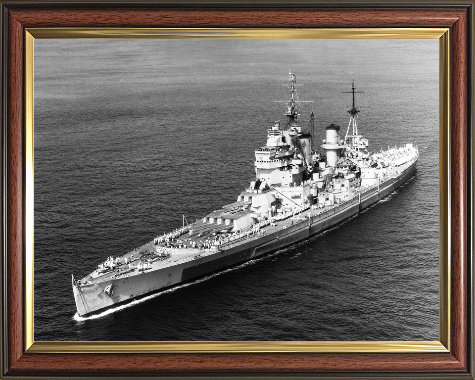 HMS King George V (41) King George V Class Battleship 1945