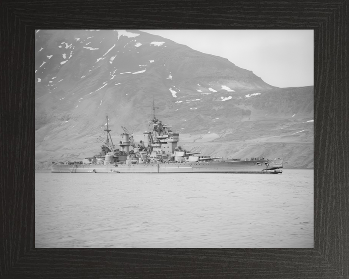 HMS King George V (41) King George V Class Battleship 1942