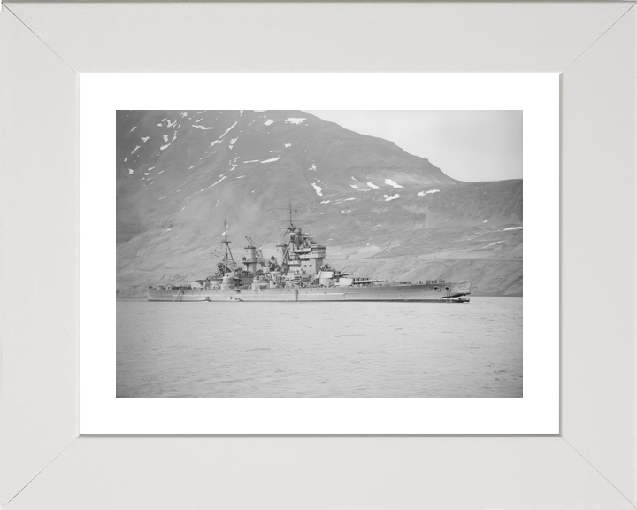 HMS King George V (41) King George V Class Battleship 1942