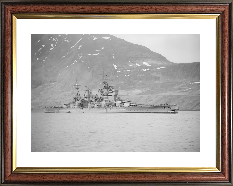 HMS King George V (41) King George V Class Battleship 1942