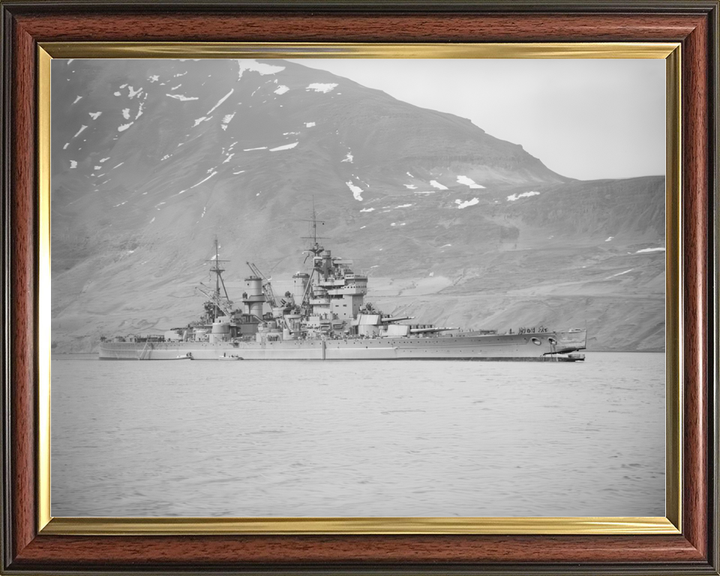 HMS King George V (41) King George V Class Battleship 1942