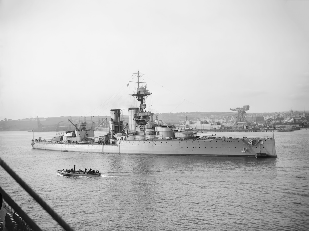 HMS Centurion (1911) King George V Class Battleship 1918