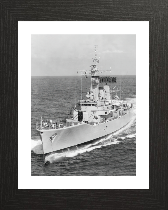 HMS Scylla F71 Leander Class Frigate Port Bow View Photo Print - Posters, Prints, & Visual Artwork - by Hampshire Prints (image 2 of 9)