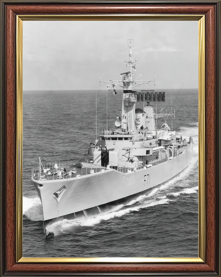 HMS Scylla F71 Leander Class Frigate Port Bow View Photo Print - Posters, Prints, & Visual Artwork - by Hampshire Prints (image 9 of 9)