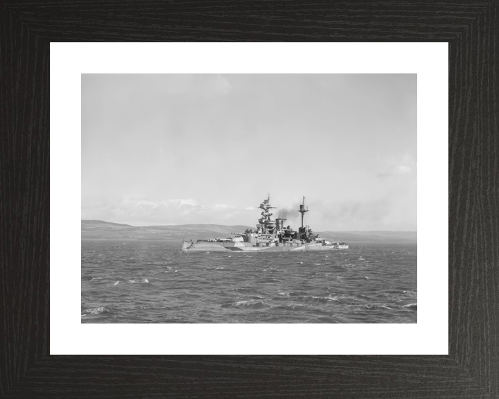 HMS Malaya Queen Elizabeth Class Battleship 1945