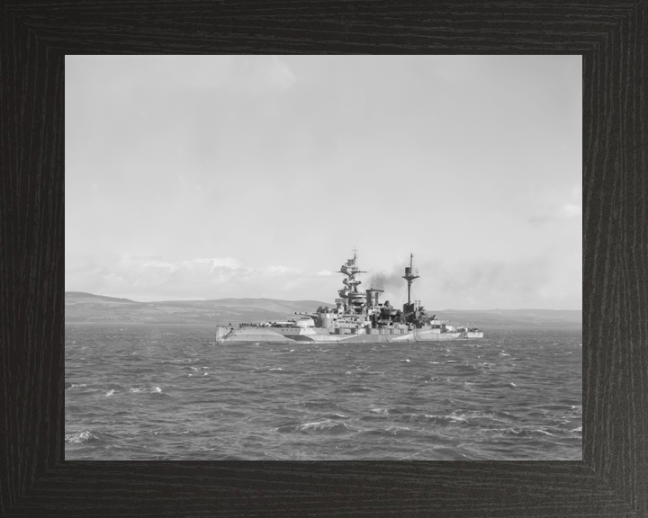 HMS Malaya Queen Elizabeth Class Battleship 1945
