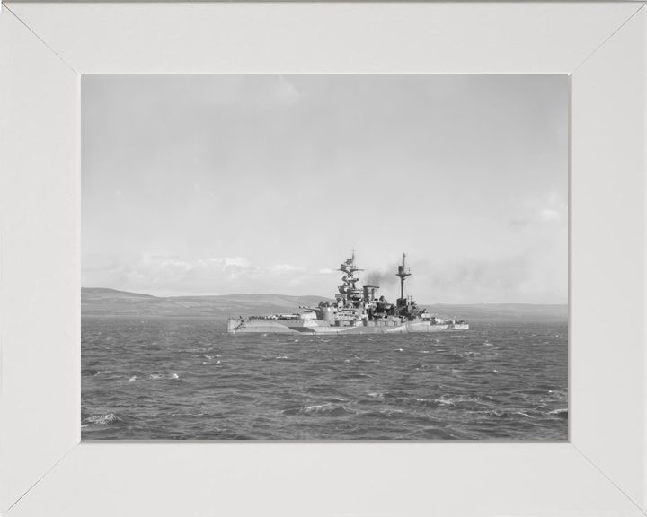 HMS Malaya Queen Elizabeth Class Battleship 1945