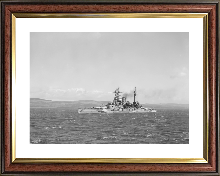 HMS Malaya Queen Elizabeth Class Battleship 1945