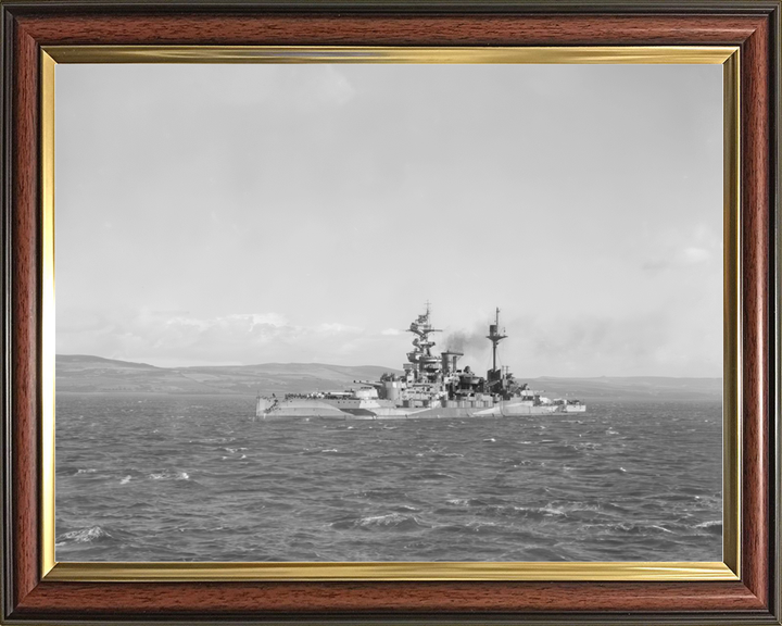 HMS Malaya Queen Elizabeth Class Battleship 1945
