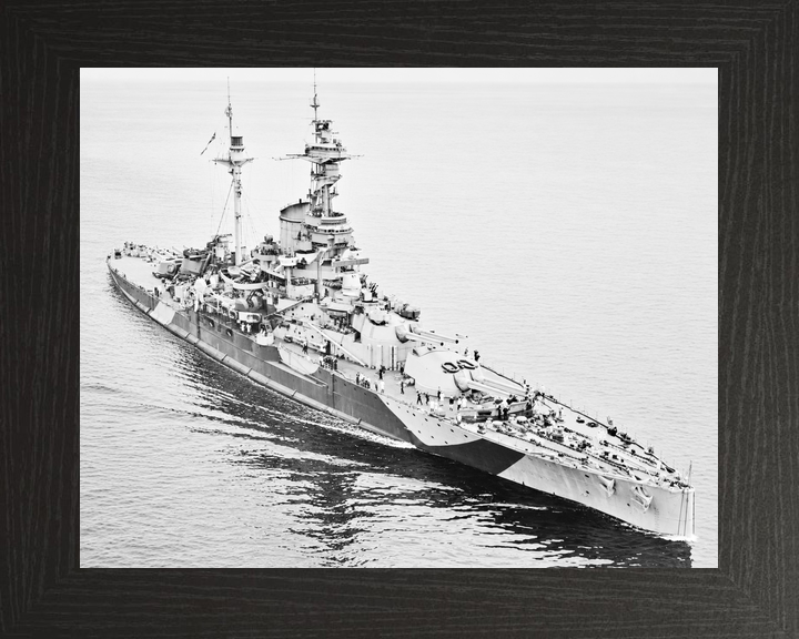 HMS Royal Sovereign (05) Revenge Class Battleship 1943