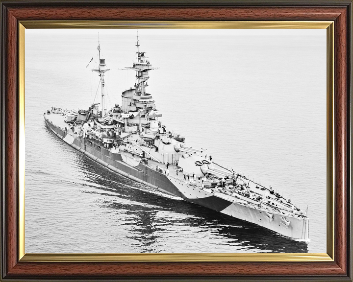 HMS Royal Sovereign (05) Revenge Class Battleship 1943