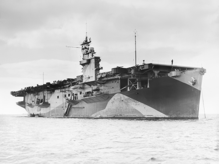 HMS Fencer D64 Attacker Class Escort Carrier
