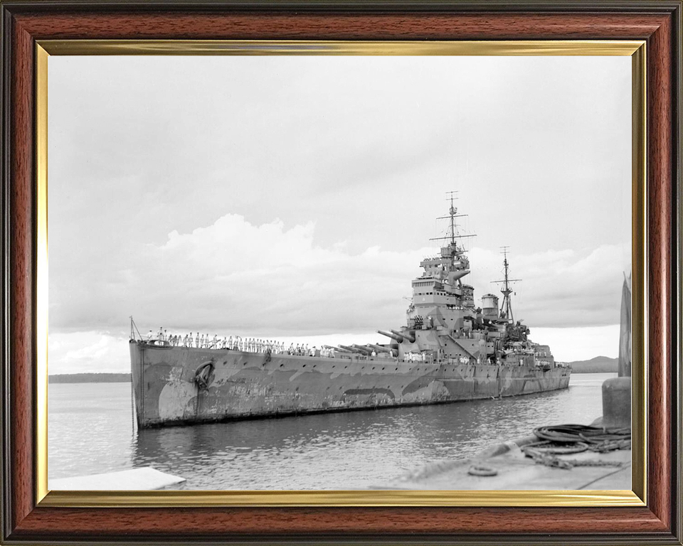 HMS Prince of Wales 53 King George V Class Battleship 1941