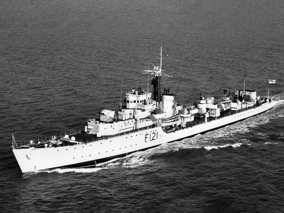 HMS Tumult F121 T Class Destroyer c1956 Photo Print - Posters, Prints, & Visual Artwork - by Hampshire Prints (image 1 of 9)