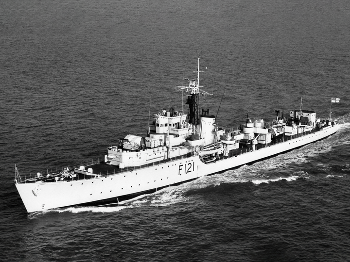 HMS Tumult F121 T Class Destroyer c1956 Photo Print - Posters, Prints, & Visual Artwork - by Hampshire Prints (image 1 of 9)